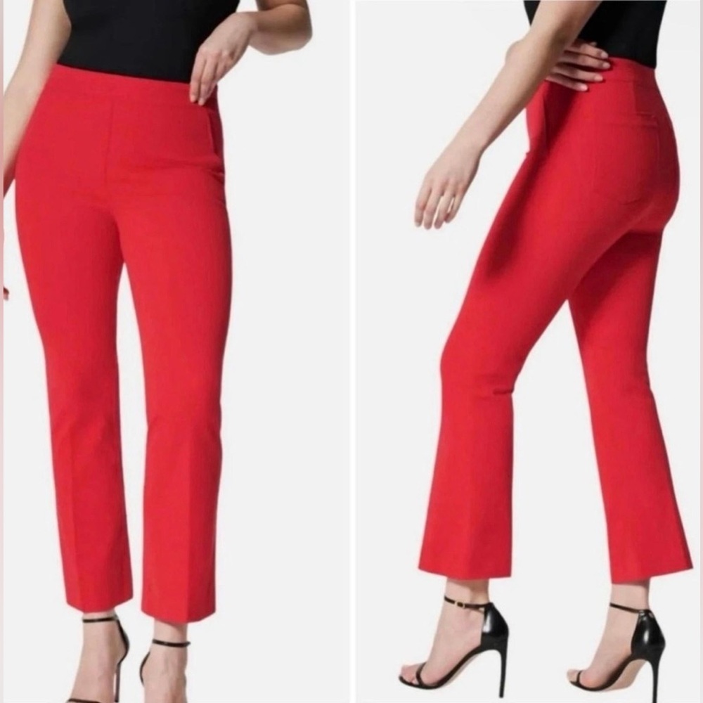 SPANX Polished Kick Flare Pull-on Cropped Pants